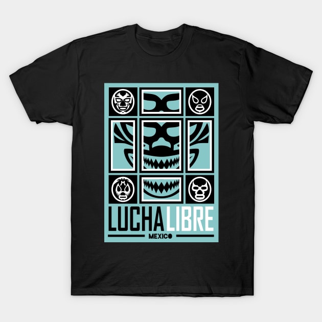 LUCHALIBRE MEXICO5 T-Shirt by RK58